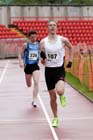 Barry Maskell (Gateshead College) wins the 1S00 metres, British College Championships, Gateshead International Stadium.
